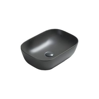 Раковина керамическая Vincea VBS-102MA, накладная, антрацит матовый